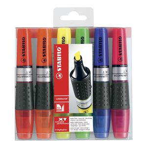 Stabilo Luminator XT Highlighters Assorted 6 Pack