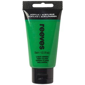 Reeves Artist Acrylic Paint 75mL Light Green