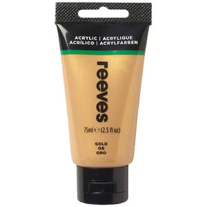 Reeves Artist Acrylic Paint 75mL Gold