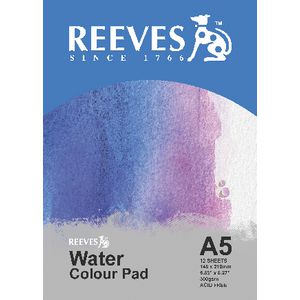 Reeves A5 Water Colour Pad 12 Sheet