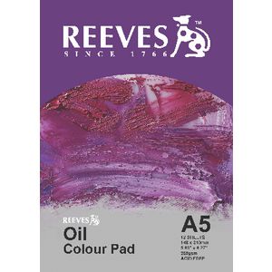 Reeves A5 Oil Colour Pad 12 Sheet