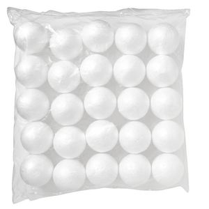Jasart Polystyrene Balls 75mm 25 Pack