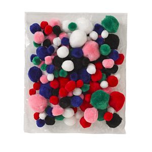 Jasart Pom Poms Assorted 150 Pack