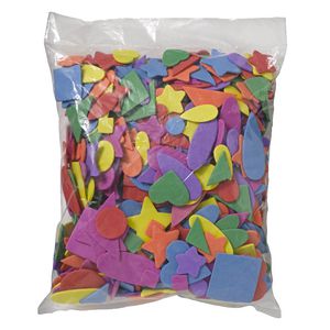 Jasart Foam Shapes Assorted 500 Pack