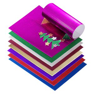 Jasart 500 x 700mm Corrugated Foil Board Assorted 8 Pack