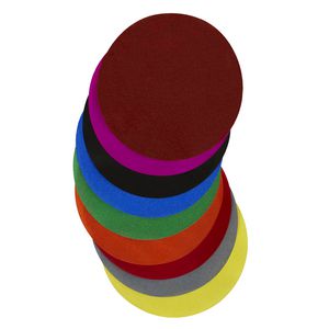 Jasart Paper Circles 120mm Gloss Assorted 500 Pack