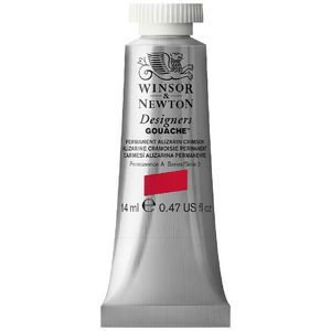 Winsor & Newton Designers Gouache 14mL Permanent Crimson S3