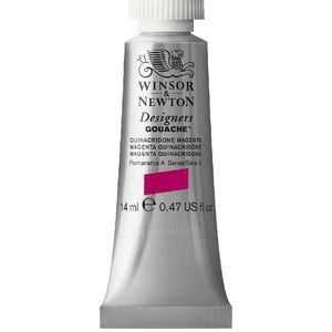Winsor & Newton Designers Gouache 14mL Quin Magenta S3