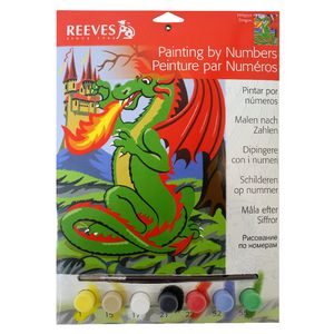 Reeves Artist Collection Paint by Numbers Dragon