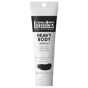 Liquitex Heavy Body Acrylic 59mL Ivory Black
