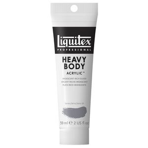 Liquitex Heavy Body Acrylic 59mL Iridescent Rich Silver