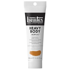 Liquitex Heavy Body Acrylic 59mL Burnt Sienna Transparent