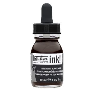 Liquitex Ink 30mL Transparent Burnt Umber
