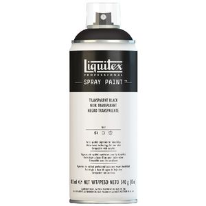Liquitex Spray Paint 400mL Transparent Black