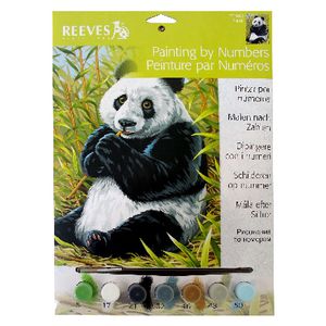 Reeves Artist Collection Paint by Numbers Panda