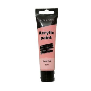 J.Burrows Acrylic Paint 60mL Petal Pink