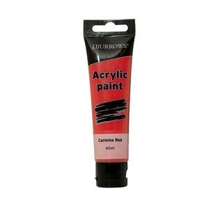 J.Burrows Acrylic Paint 60mL Carmine Red