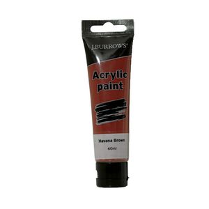 J.Burrows Acrylic Paint 60mL Havana Brown