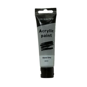 J.Burrows Acrylic Paint 60mL Stone Grey