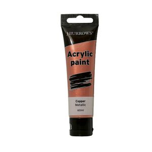 J.Burrows Acrylic Paint 60mL Metallic Copper