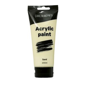 J.Burrows Acrylic Paint 200mL Sand