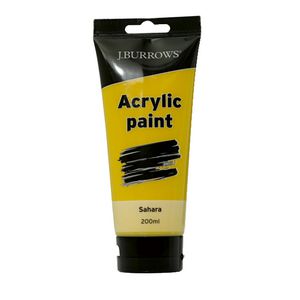 J.Burrows Acrylic Paint 200mL Sahara