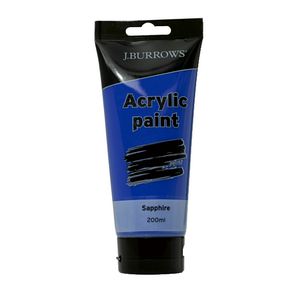 J.Burrows Acrylic Paint 200ml Sapphire