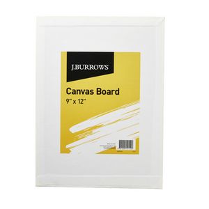 J.Burrows 9 x 12" Canvas Board