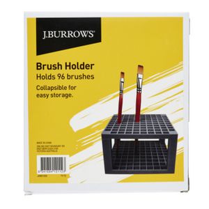 J.Burrows Square Plastic Brush Holder
