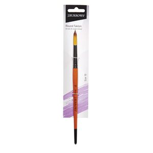 J.Burrows Round Taklon Brush Size 10