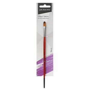 J.Burrows Filbert Taklon Paint Brush Size 4