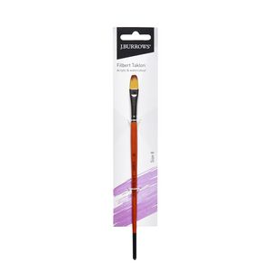 J.Burrows Filbert Taklon Paint Brush Size 8