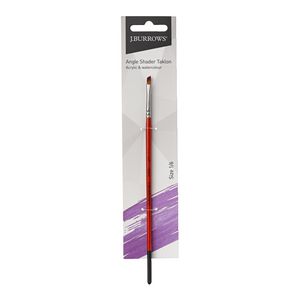 J.Burrows Angle Taklon Paint Brush Size 1/6