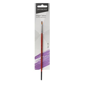 J.Burrows Dagger Taklon Paint Brush Size 1/8