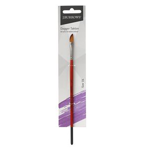 J.Burrows Dagger Taklon Paint Brush Size 1/4