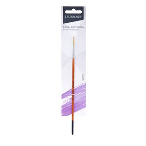 J.Burrows Long Liner Taklon Brush Size 4
