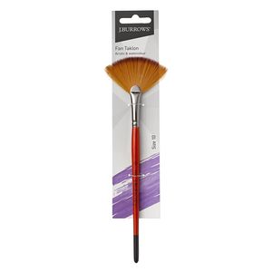 J.Burrows Taklon Fan Paint Brush Size 10