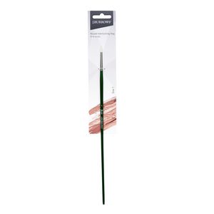 J.Burrows Interlocking Hog Round Paint Brush Size 1