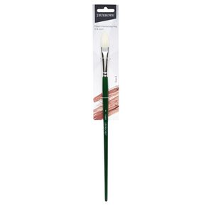 J.Burrows Interlocking Hog Filbert Paint Brush Size 8
