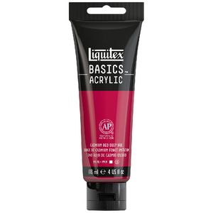 Liquitex Basics 118mL Paint Cadmium Red Deep Hue