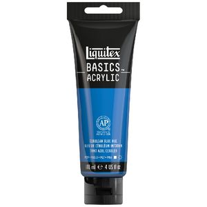 Liquitex Basics 118mL Paint Cerulean Blue Hue