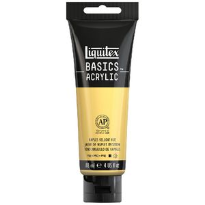 Liquitex Basics 118mL Paint Naples Yellow