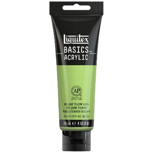 Liquitex Basics 118mL Paint Brilliant Yellow Green