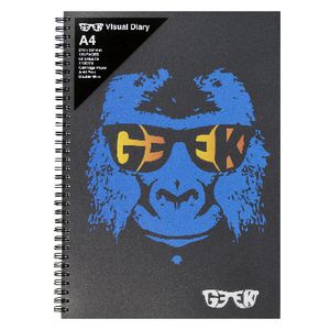 Geek A4 Visual Diary Baboon
