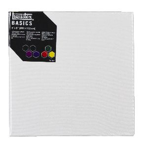 Liquitex Basics Thin Edge Stretched Canvas 8" x 8"