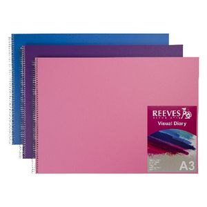 Reeves Visual Colour Diary A3 Assorted Colours