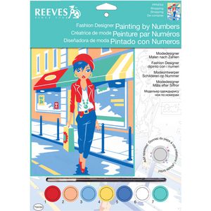 Reeves Fashion Paint by Numbers Shopping