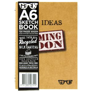 GEEK A6 Milk Carton Sketch Book Ideas