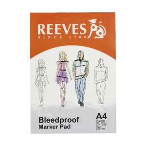 Reeves A4 Bleedproof Paper 70gsm 50 Sheets