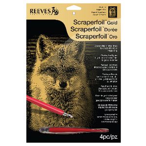 Reeves Scraperfoil Gold Majestic Fox